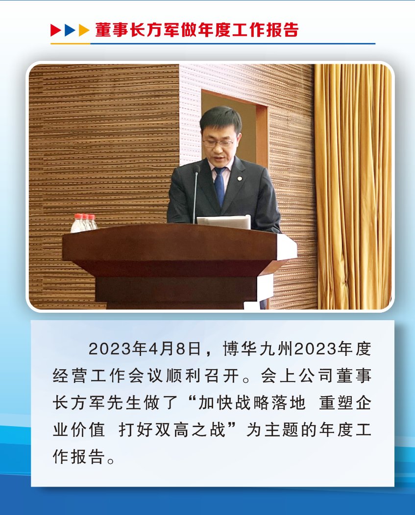 博華、九州2023年度經(jīng)營工作會議順利召開